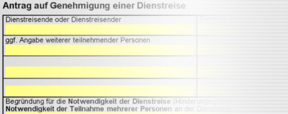 Vordruck